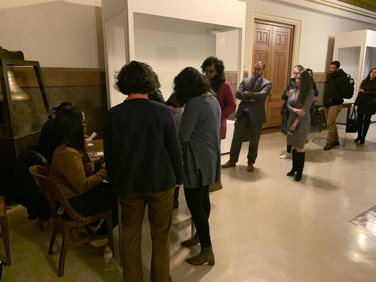 PHLYouth's tweet photo. Nothing like supporting your Bigs @PHLMillennial for their first event of the year! Big Youth Commissioner energy! 💪😎 #Make2020Count #EngagingPHL https://t.co/r5zo6Gx6K3