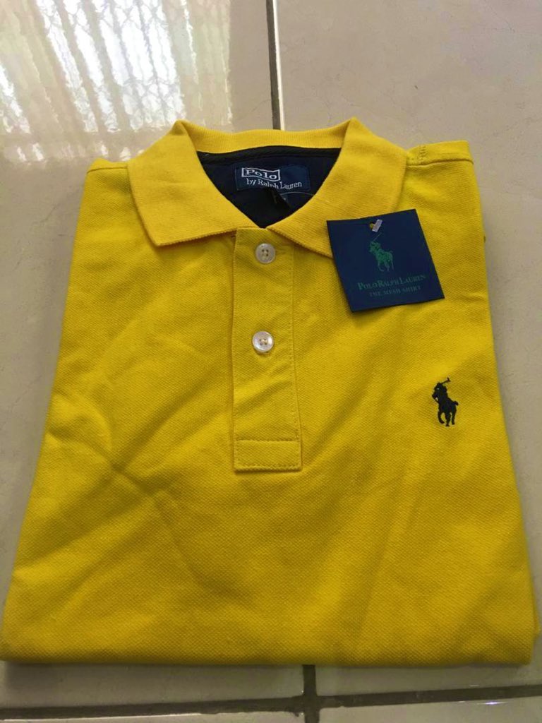 Amma_Gold's tweet photo. My brother @_Om_Jay has original polo shirts for sale at very affordable prices. All colours are available. Both wholesale and retail. Dm now to get yours. 
Help by retweeting. Our customers may be on your TL https://t.co/4g5BmSrwkJ