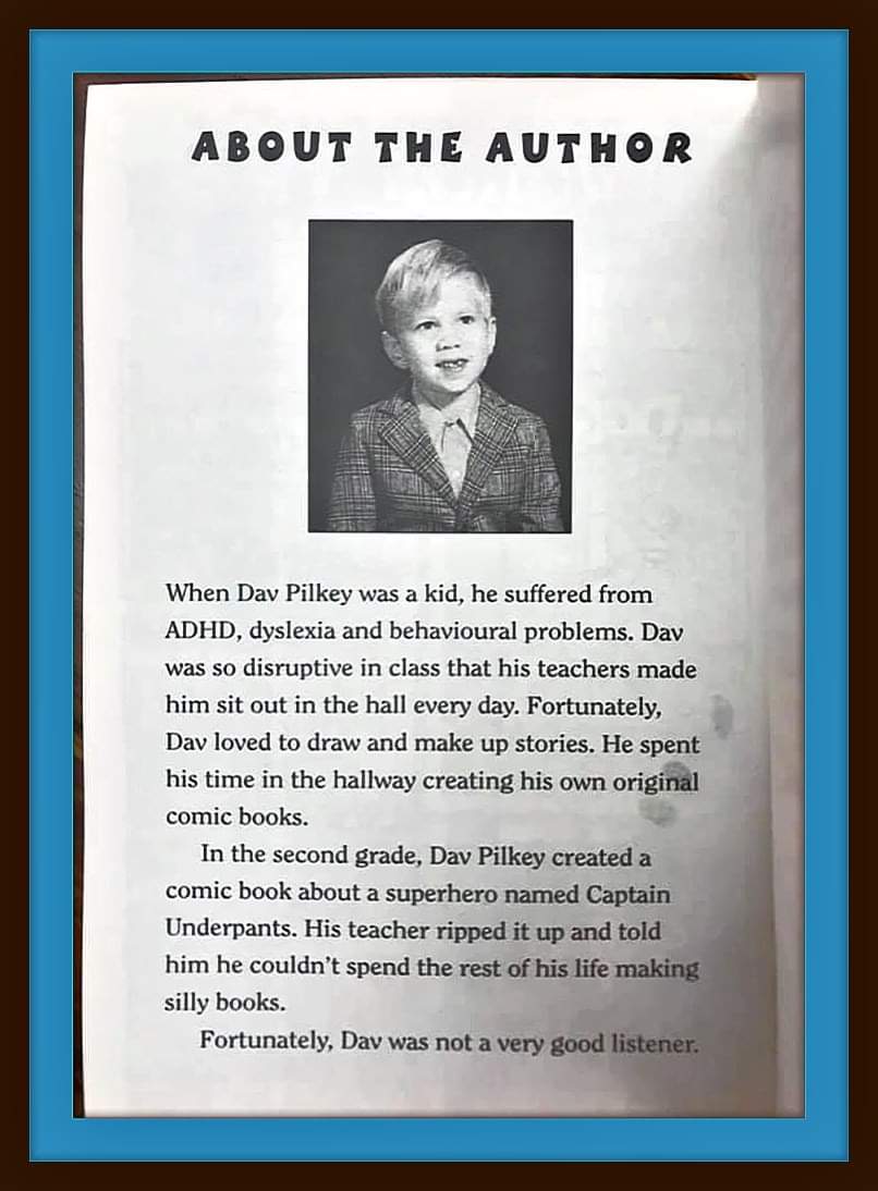Every student has something amazing to offer a classroom community. Unique thinkers push us all forward. Those who don't sit still in life often go incredibly far.