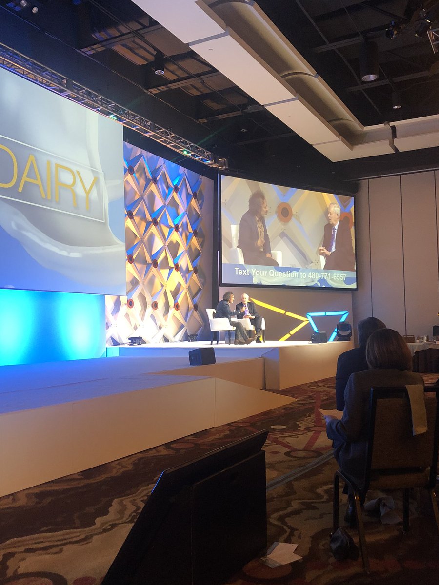 heatherS_12's tweet photo. Such a pleasure to introduce @hamdiulukaya @Chobani at the @dairyidfa #DairyForum https://t.co/j9muGVdgZE