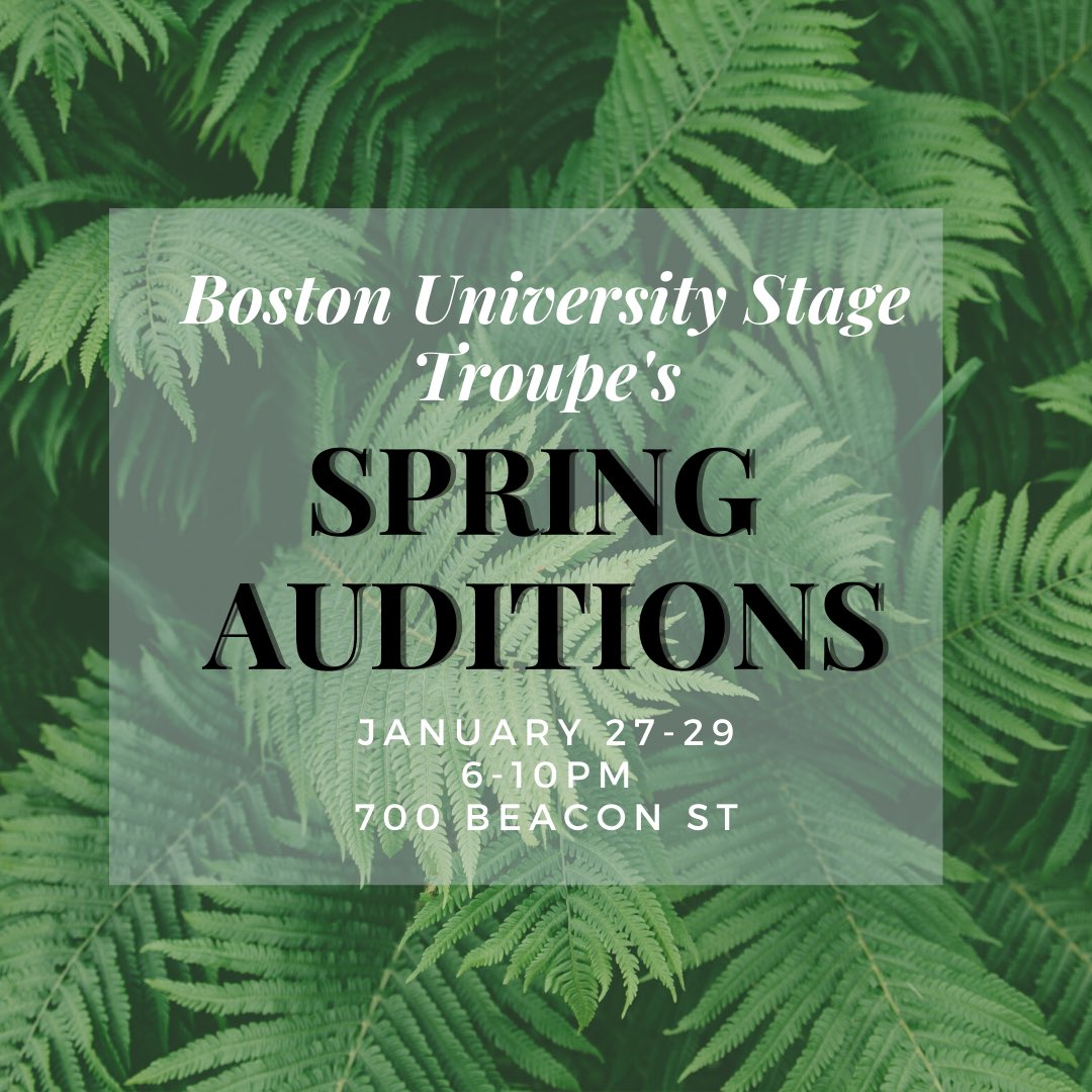 StageTroupe's tweet photo. You have two more chances to audition for our spring season: THE YELLOW BOAT, MEDEA, and IF/THEN! https://t.co/e8CCysqofc