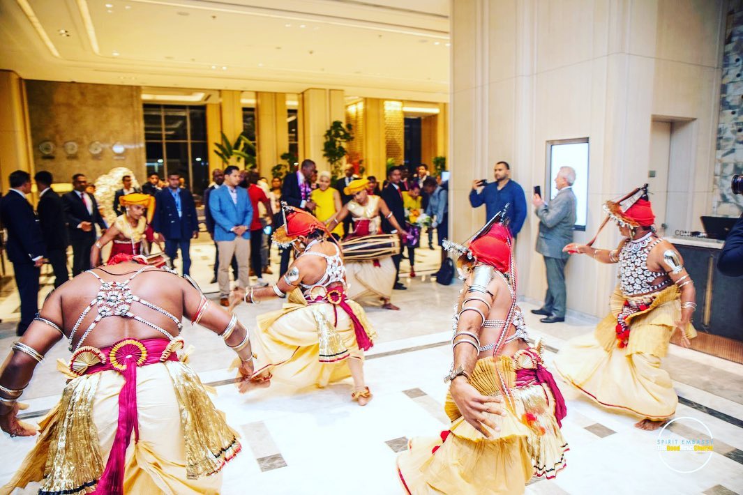 UebertAngel's tweet photo. GOOD NEWS SRI LANKA... BeBe and I were received very well. The pomp and the grandeur of the reception can not be surpassed. Prophet Jerome, his wife Melanie and the team out did themselves. All I can say is the atmosphere is now set for this momentous occasion. God will show off. https://t.co/xAKkakpGX2
