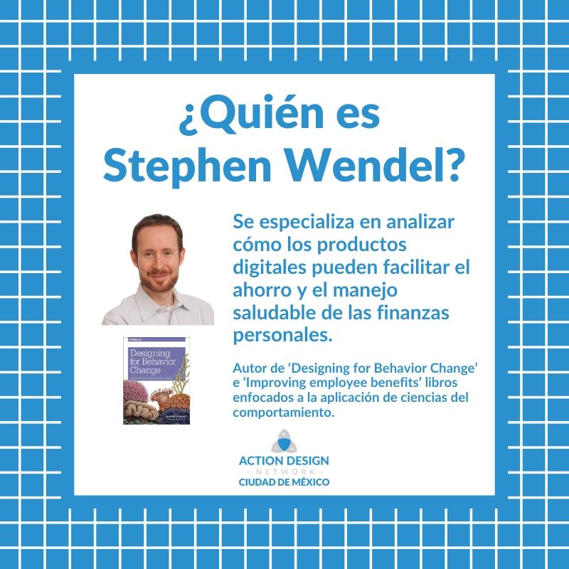 ecomportamiento's tweet image. Para el lanzamiento del #ActionDesignNetwork en la Ciudad de México contaremos con la presencia del Dr. Stephen Wendel, científico del comportamiento social. Aquí les dejamos una breve descripción de su trabajo.