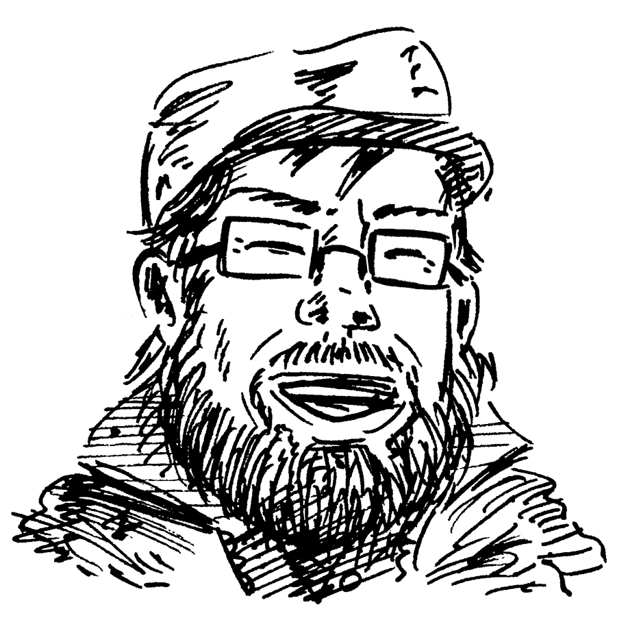a new random youtube video sketch! not really random tho, bc i've enjoyed @StevenDJBaumann's videos for a while :D super fun + fascinating geologist guy!! 