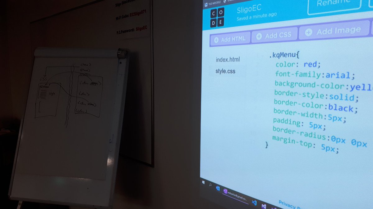KQuille's tweet image. This evening CSinc.ie was in @SligoEdCentre introducing HTML and CSS. So great to see so many new faces for Junior Cycle coding!! With @googleeurope #GrowWithGoogle #EduGrants @WeAreTUDublin