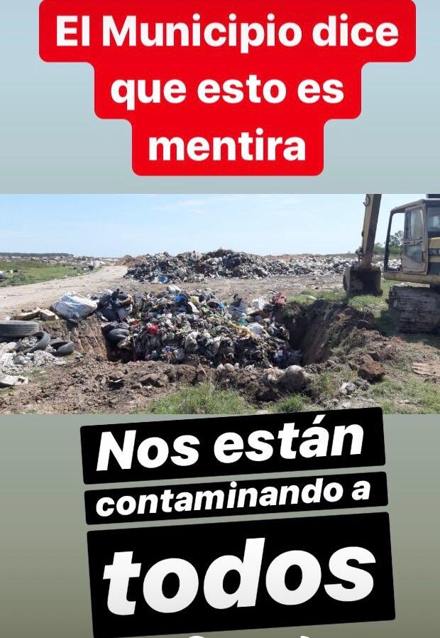 La Municipalidad de Salto dice que es mentira que se hacen estos enterramientos indebidos de Basura. Nos están contaminando a todos!
#EmergenciaAmbiental <a href="/SaltoGob/">Municipalidad Salto</a> <a href="/SaltoyVos/">SaltoyVos</a> <a href="/saltoenlanotici/">Canal 6 Salto</a> <a href="/Salto_Ciudad/">Salto Ciudad</a>  <a href="/saltohoy/">Salto Hoy</a> <a href="/Saltoenred/">SaltoEnRed</a>