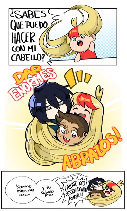 No hay nada malo en dar grandes abrazos ...¿o si? 