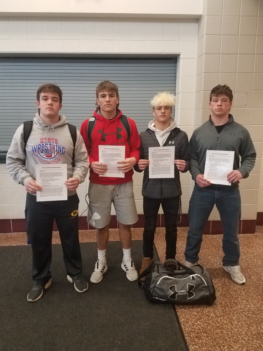 KeyserWrestling's tweet photo. Senior Night Match against @musselmanwrestl! Come support our captains and seniors. #family #keyserpride https://t.co/F7XuaWHKof
