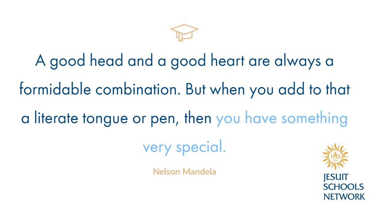 #CuraPersonalis means care for the whole person, which is why #Jesuit educators care for the hearts as well as the minds of their students. #CatholicSchoolsWeek