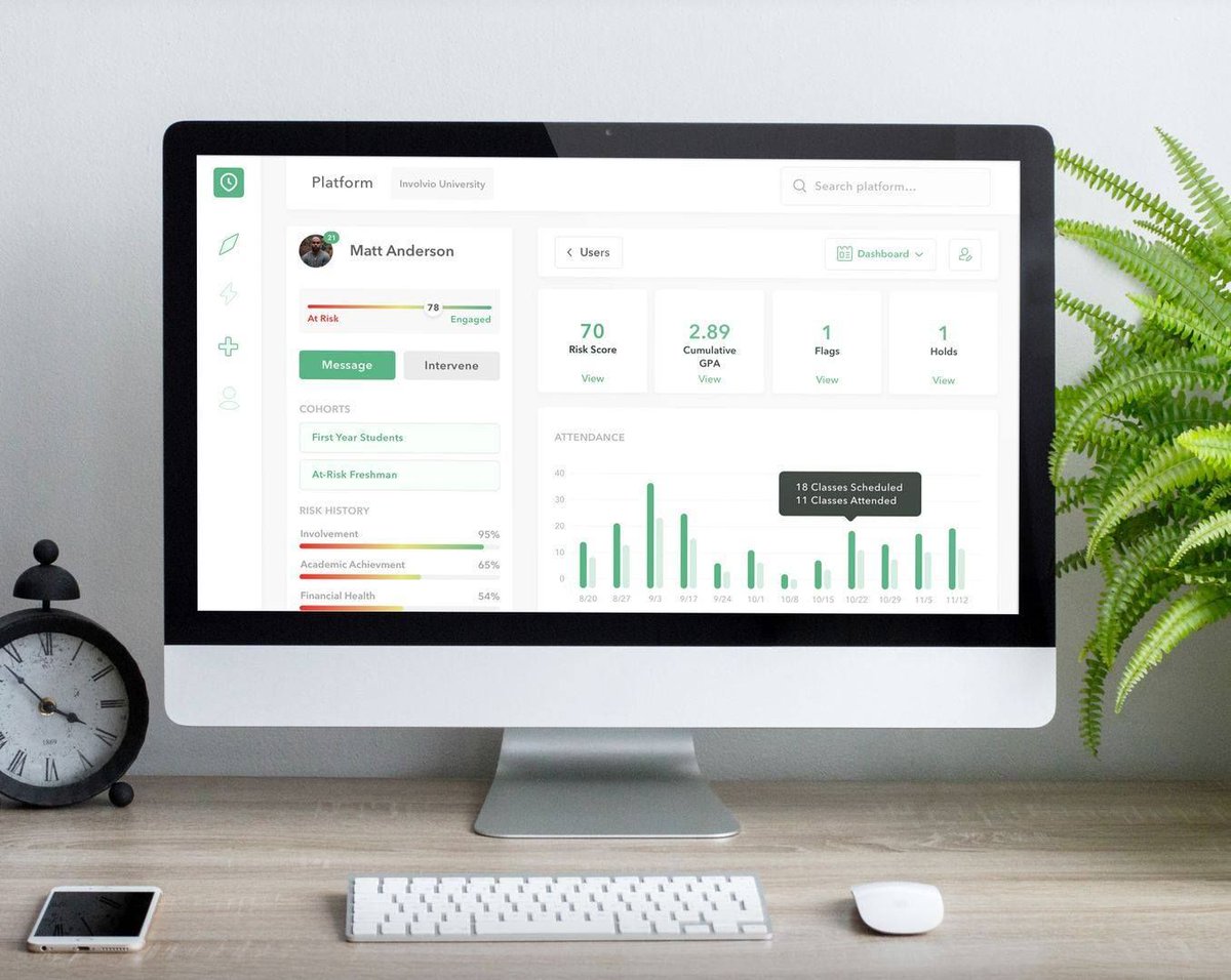 involvio's tweet photo. One dashboard that gives you a 360-degree view of your campus. Find out more about #RetainAI here - https://t.co/5FryzJaJFE
#Involvio #StudentSuccess #HigherEd #EdTech https://t.co/J18B9fTSwn