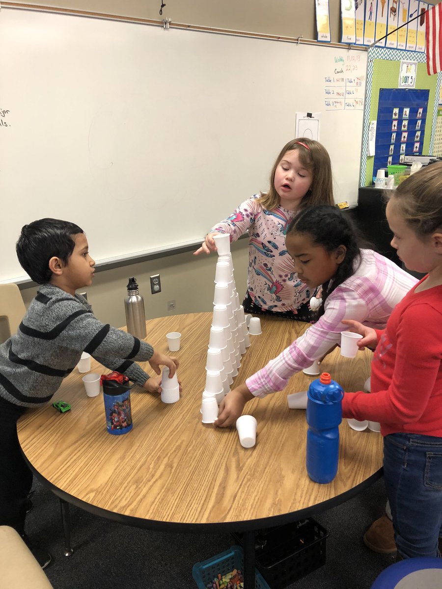 100 cups ! How tall can you make a tower? #STEM #raymarsh