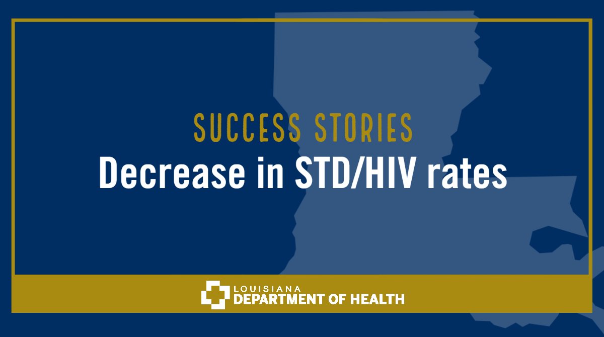 LADeptHealth's tweet photo. Because of the work of LDH and our partners around the state, we were able to announce in July that fewer people have been diagnosed with HIV infection in the past year than in any of the previous 10 years. #LDHSuccess https://t.co/4G5gd8U9gy https://t.co/zs5GnRdTbQ