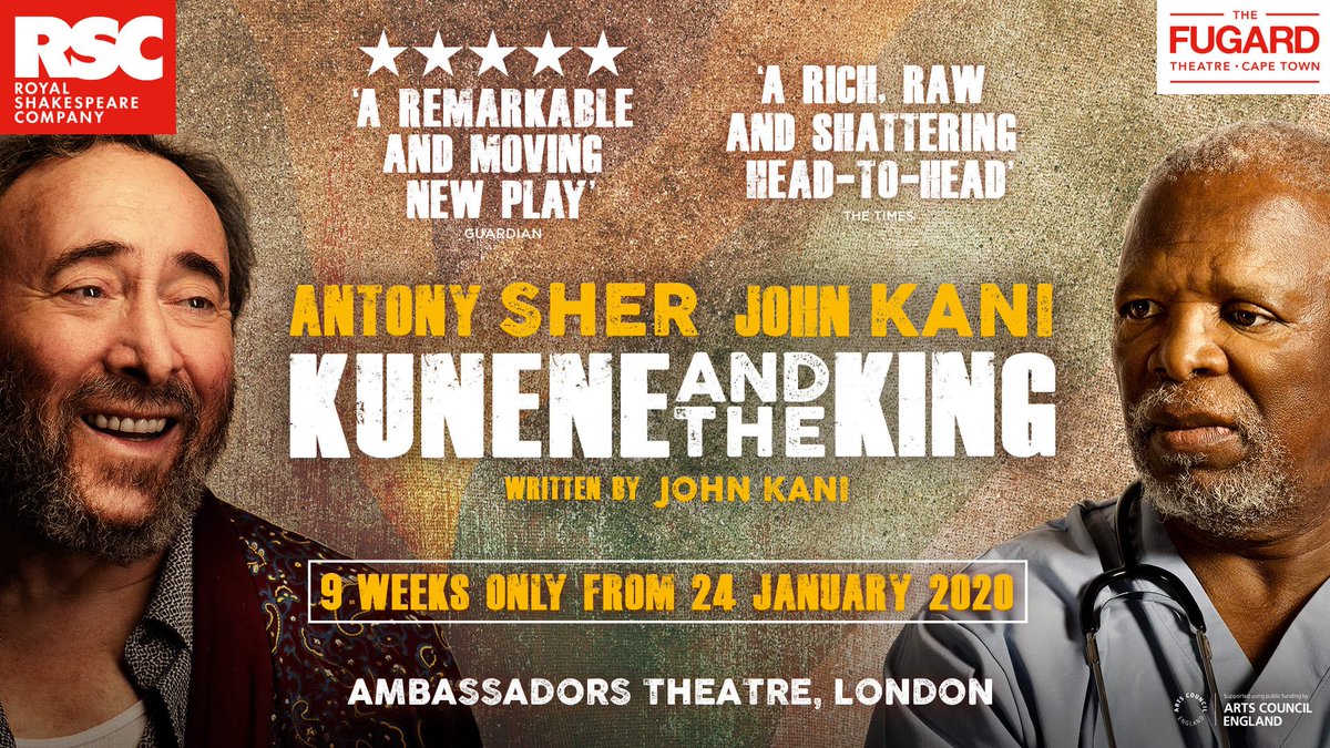 gotoashow's tweet photo. @JohnKani2 excitedly waiting to watch #KuneneandtheKing @Ambtheatre with Daddy Go To A Show. #gotoashow #WestEnd https://t.co/mvzaM2FbIA