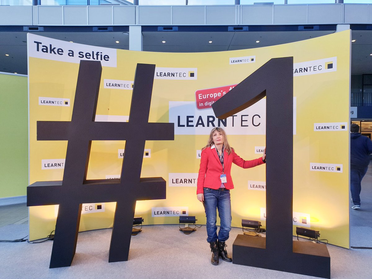 DanielaChiran2's tweet photo. LEARNTEC Karlsruhe https://t.co/NymyZlZJgk
