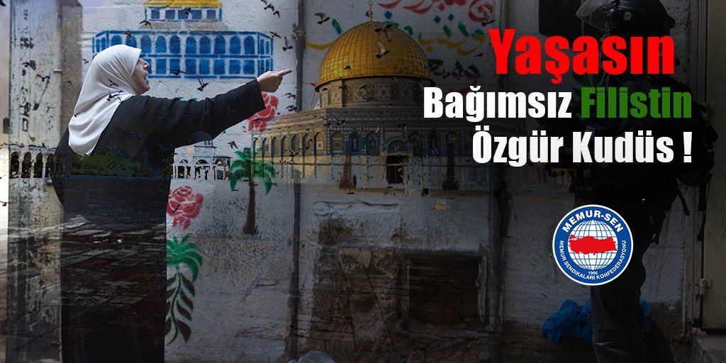 MemurSenKonf's tweet photo. Kudüs Müslümanların Onurudur!

Amerika ve İsrail'in Filistin'i parçalama planına karşı sesimizi yükseltiyoruz.

📍İstanbul - ABD Başkonsolosluğu
📍Ankara - ABD Büyükelçiliği
⏱Bu gece saat: 23.00

#FreePalestine https://t.co/kbA8uMCXnp