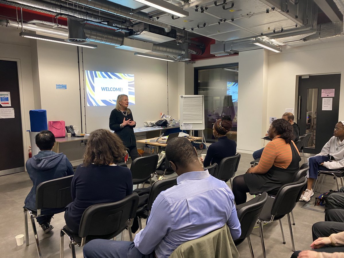 SbD_London's tweet photo. @lizcitron hosting the New Beginnings coaching event. We’re loving it! https://t.co/HbytAPHd9b
