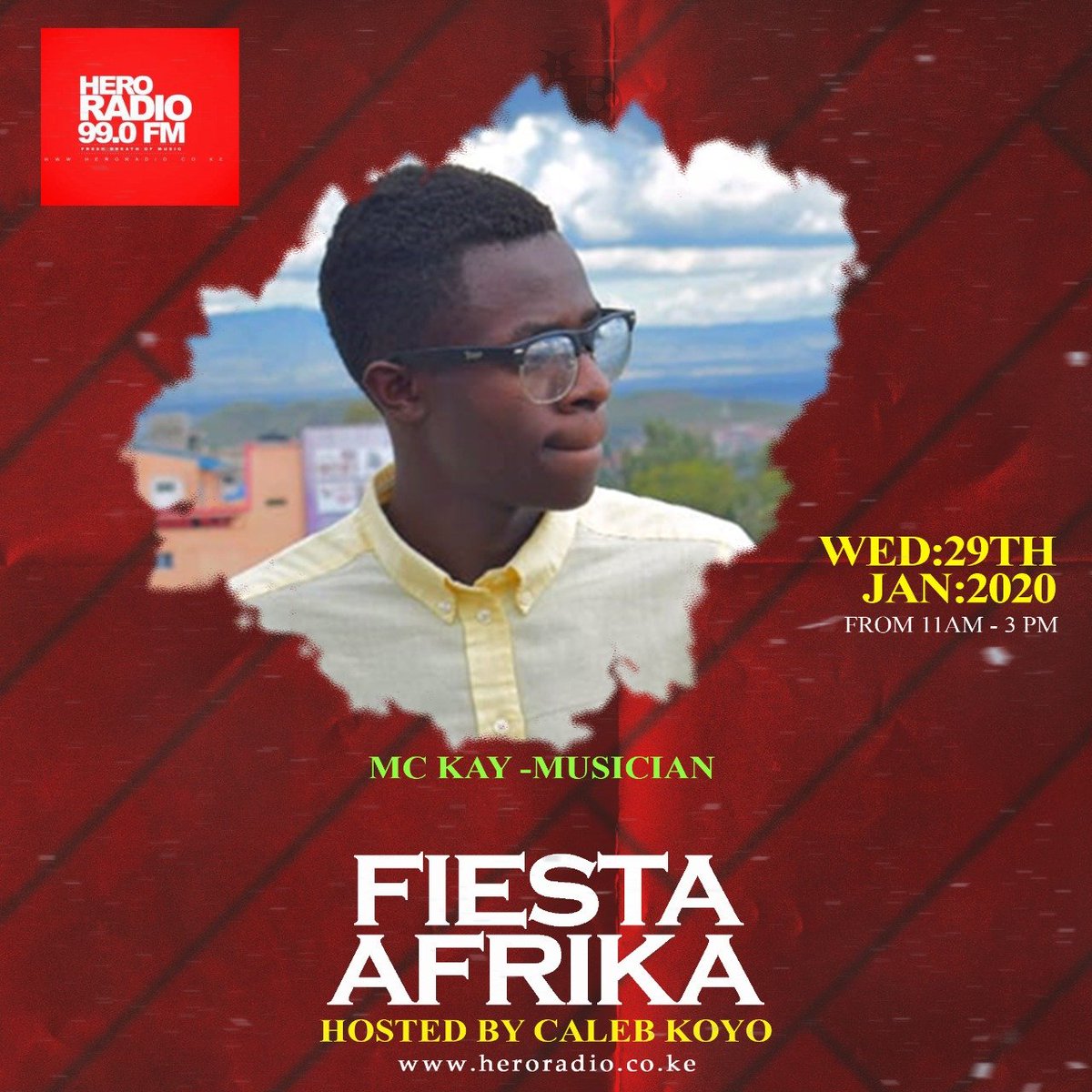 Kaythepoet1's tweet photo. It's another move @HeroRadioYT in Fiesta Africa with @CalebKoyo @MD_Omondi 28th Wednesday January....mark your Dates courtesy of @JichanueG https://t.co/rxsjuidlsq