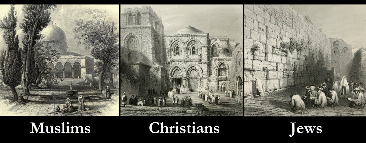 OttomanArchive's tweet photo. Muslims, Christians and Jews lived in peace together in Palestine for 400 Years under the Ottoman rule..

Müslümanlar, Hristiyanlar ve Yahudiler Osmanlı yönetimi altında Filistin'de 400 yıl boyunca huzur içinde yaşadılar.. https://t.co/WNQofGxhsH