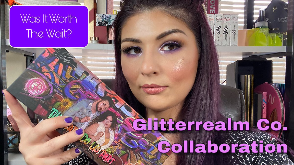 perkiperkins85's tweet photo. I’m so excited! My @glitterrealm Til Death Do Us Part Palette/ Try On &amp; Review will be premiering at 12:30 PST ! Please head over and check it out! #indybrand #indymakeup #ProductReviews https://t.co/me5kyV3u5M via @YouTube https://t.co/i5ygKrNAV0