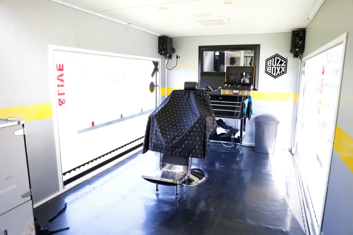 Virgin's tweet photo. .@GoBrightline (soon to be Virgin Trains USA) is taking its mobile barbershop to 60 locations across South Florida this year to teach young people about rail safety and mental health https://t.co/Ji7nr0EQpA https://t.co/w5HdFpgUJ6