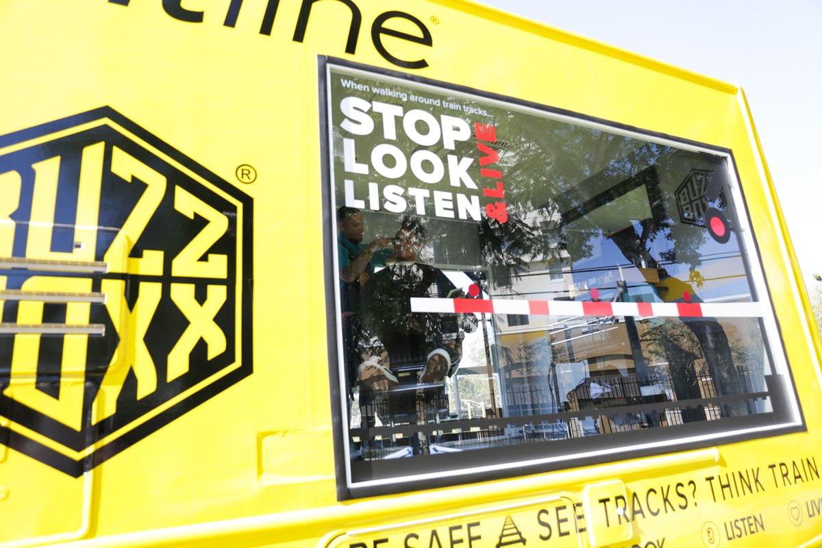 Virgin's tweet photo. .@GoBrightline (soon to be Virgin Trains USA) is taking its mobile barbershop to 60 locations across South Florida this year to teach young people about rail safety and mental health https://t.co/Ji7nr0EQpA https://t.co/w5HdFpgUJ6