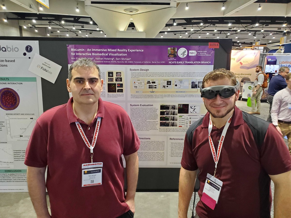 Sam Michael and Aviv Elor at SLAS 2020