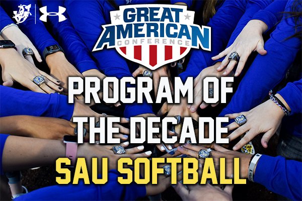 MuleriderSports's tweet photo. 2️⃣ Regular Season Championships
2️⃣ GAC Tournament Championships
2️⃣ Trips to the World Series

@SAUSoftball is your #theGAC Program of the Decade! 

#GoMuleriders #RideWithUS #team22 https://t.co/8Dkj9CdacH