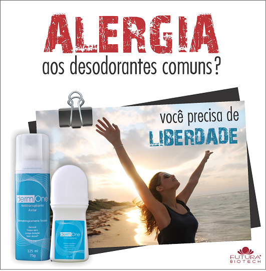 futurabiotech's tweet photo. Quando os desodorantes ou antitranspirantes comuns causam vermelhidão ou coceira, sentimos um incômodo o dia todo, além de tirar a nossa paciência. Certo? 
Se é assim que você se sente, precisa experimentar DERM ONE, para que seus dias sejam mais leves e cheios de liberdade!! https://t.co/AQ8aF5mymo