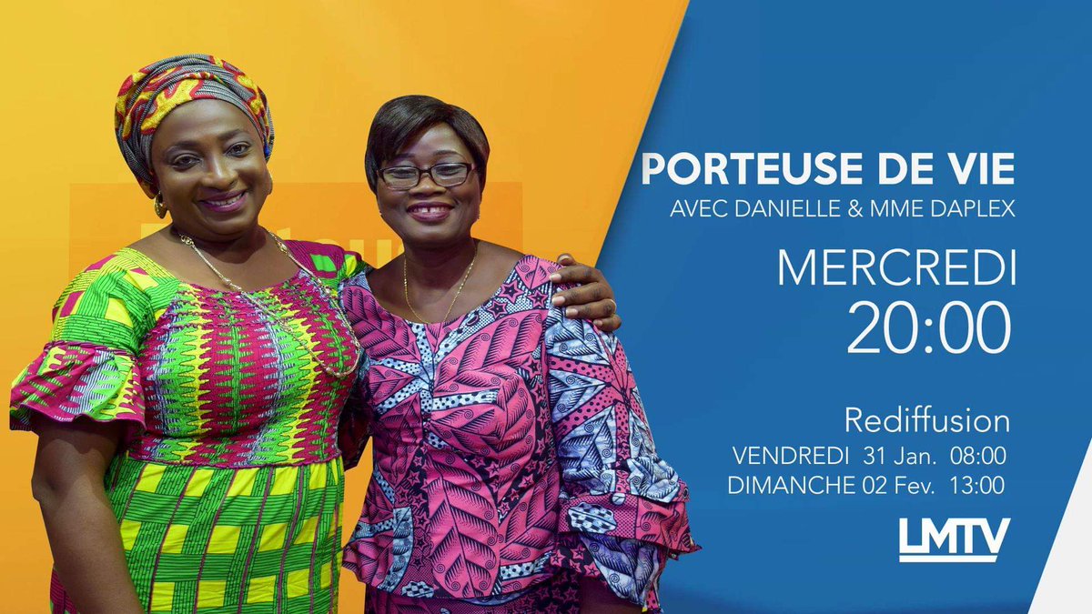 LmtvT's tweet photo. La Femme chrétienne doit-elle se maquiller ou pas ?
Tel est le sujet qui sera abordé sur le plateau de #PorteusedeVie ce mercredi 29 Janvier à partir de 20h

Restez donc connectés à ce RDV hebdomadaire !

#LMTV 
#Laviechezvous https://t.co/WMJNhH8z9Q