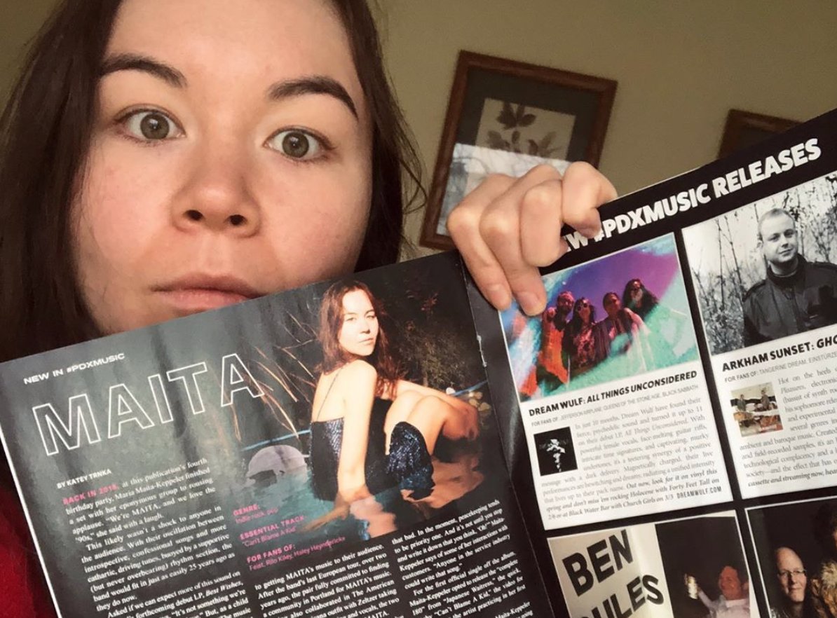 If you find yourself perusing <a href="/vrtxmag/">Vortex Music Magazine</a> this week you’ll find us as an #artisttowatch with a sweet article courtesy of <a href="/rinkytrnk/">Katey</a>  😋😋😋 ONE WEEK FROM TODAY (Feb 5th)  we will be celebrating our single release with <a href="/sama_dams/">Sama Dams</a> and Wave Action at <a href="/DougFirLounge/">DougFirLounge</a> 🎉🎉🎉