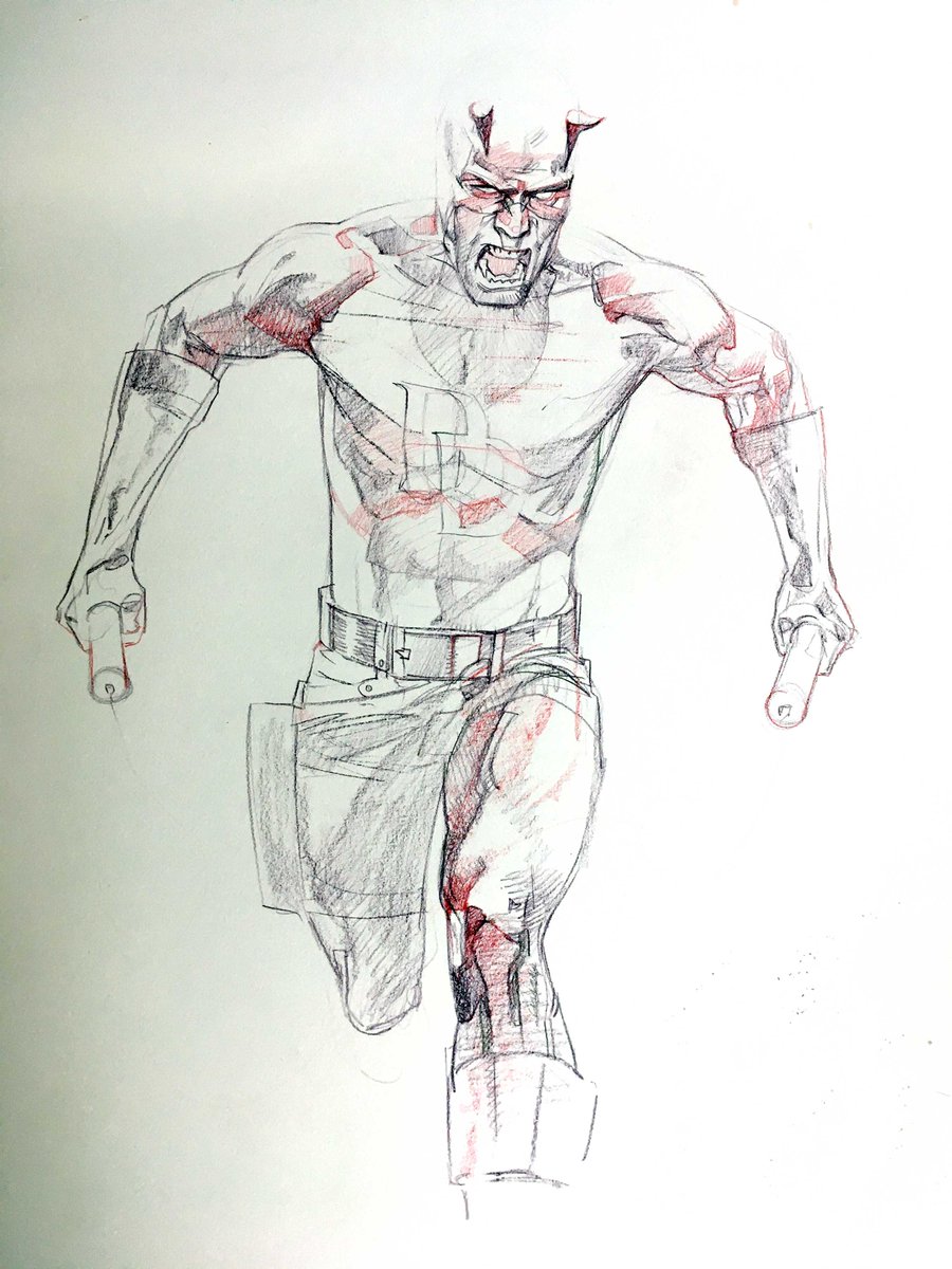 Alex Maleev Have Not Decided What To Do With This One Yet Except It S A Warmup For Some Covers I Gotta Turn In Soon