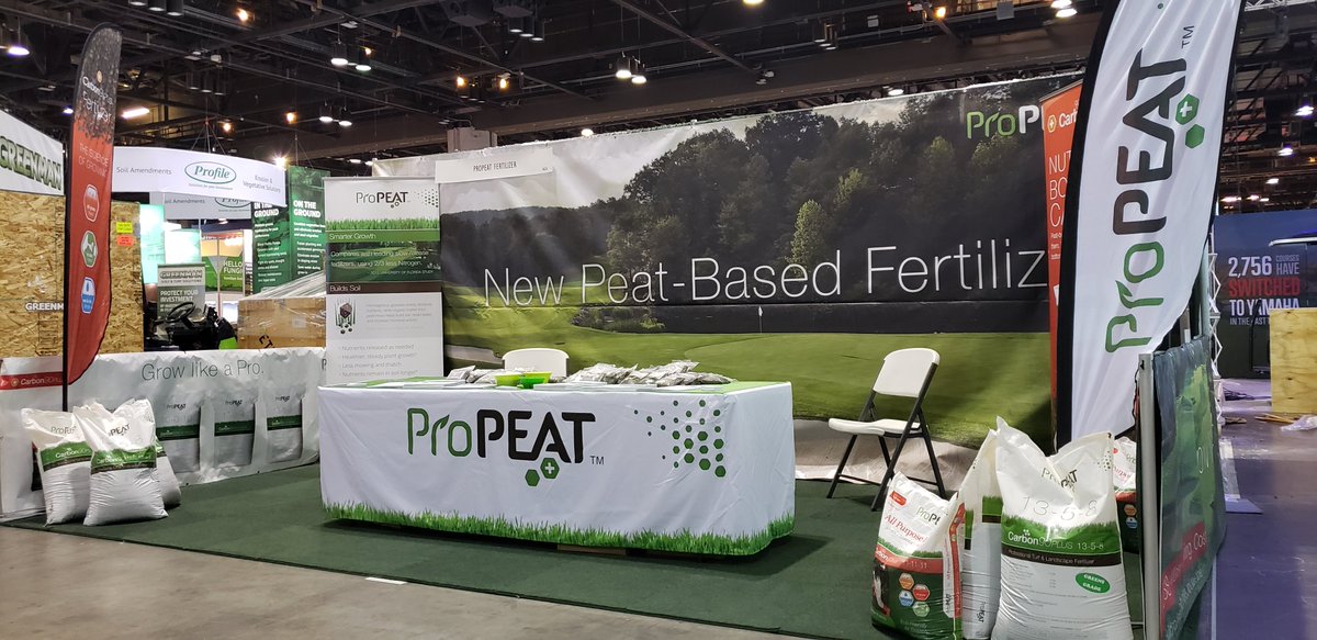 GIS show Orange county convention center Orlando, please visit is at booth # 4626, Wednesday January 29th and 30th #propeat #carbonfertilizer #2020GIS #golf