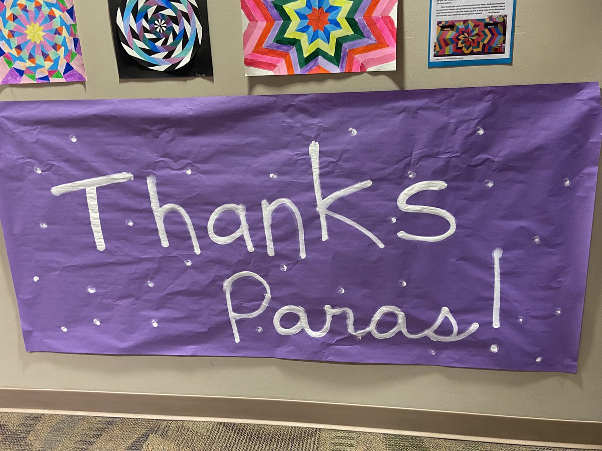 We’re so thankful for our paras here at #GoodhueSchool !  Happy Paraprofessional Appreciation Week!!!