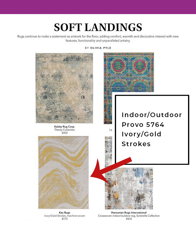 KasRugs's tweet photo. Thank you for featuring our Provo indoor/outdoor rug @HomeAccents2day #colorwithKAS #lvmkt2020 #lasvegasmarket #kasrugs https://t.co/KCuW2uziqZ