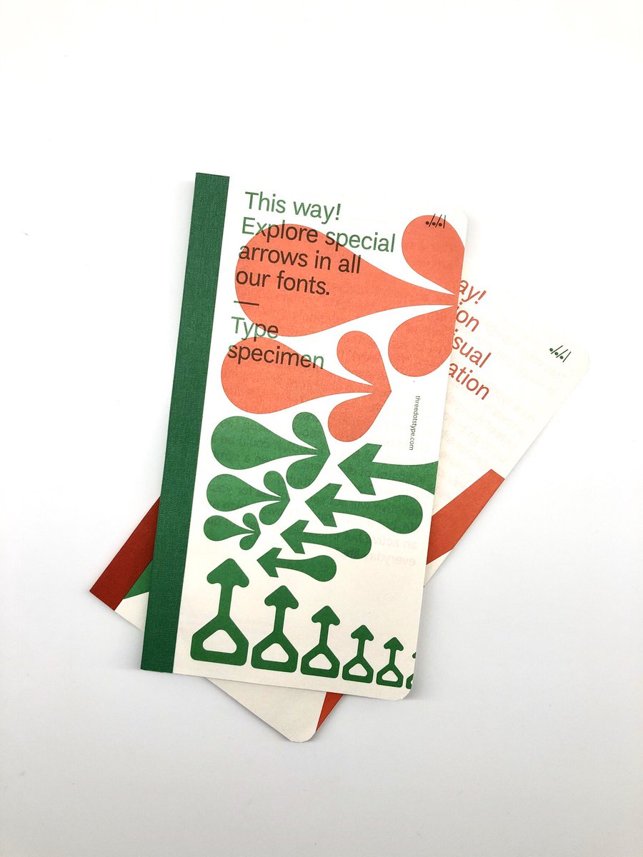 StudiodotBuild's tweet photo. Thank you @threedotstype for the beautiful catalogue and specimen! What stock are they printed on? https://t.co/Pew52C1Dh9