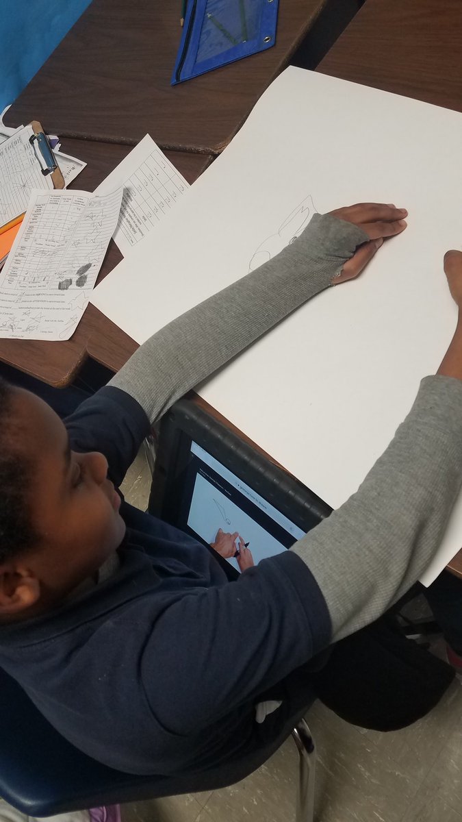 4th graders showing off their illustration skills in Drawing Club. <a href="/PriceOwls/">Price Elementary</a>