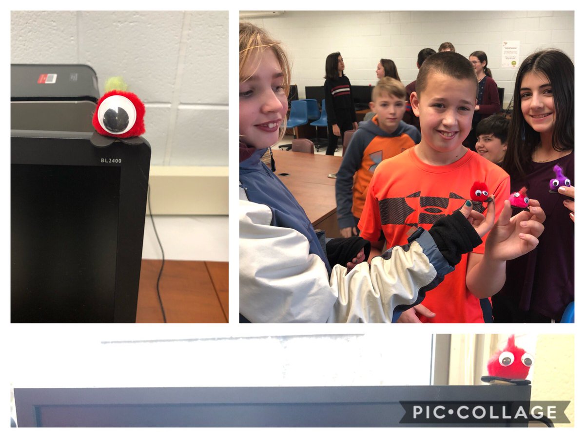 LeBaronSharon's tweet photo. Our @StMarysFalcons Eco Team unleashed our Monitor Monsters today! Their special job is to remind us to make the switch &amp; to turn off monitors 🖥 when not in use. #DifferenceMakers #EcoTeam @LDCSB @SharonGillies @Staudt1 @lindsaybunce @EcoSchoolsCAN https://t.co/l16G0zLLZf