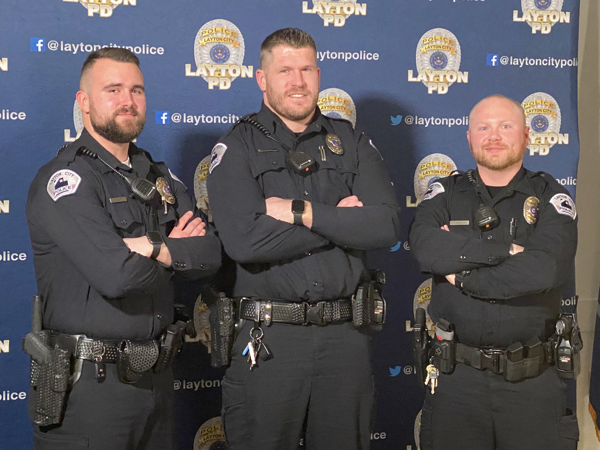Rick Aaron on Twitter "Layton Police Officers Samuel Rockwell, Braden
