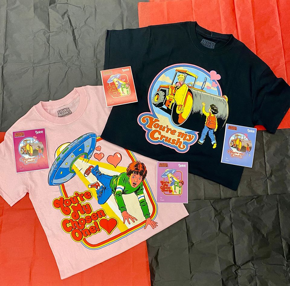 yubamarketplace's tweet photo. Hate card stores? We got you covered. Come to any Spencer's and get a FREE set of Valentine's Day Steven Rhodes cards with ANY Steven Rhodes purchase while supplies last. We promise you'll be the most loved this V-Day. *in-stores only* #spencersgifts #yubasuttermall https://t.co/WWLWPX5iyY