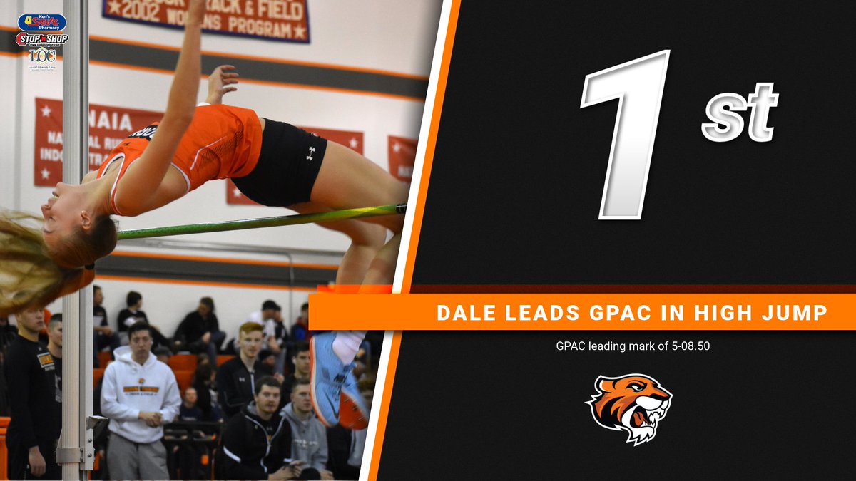 DoaneAthletics's tweet image. With three weeks left before the GPAC Championships, Doane has several athletes leading the conference in an event. Here is a look at four of them! #DoaneTF