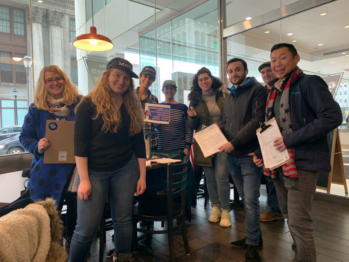 Philly #YangGang kicking off PA signature gathering for ballot access for <a href="/AndrewYang/">Andrew Yang🧢⬆️🇺🇸</a> today!! Our collection window is 1/28-2/18. We need all hands on deck to get our favorite candidate on the ballot! Comment if you want to help.