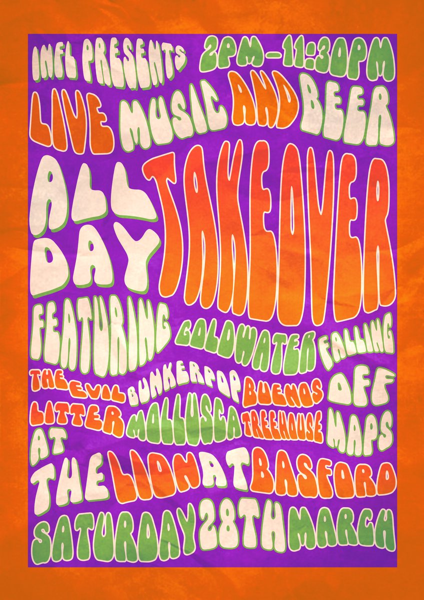 Not long til spring now.... bit.ly/2O88aq5 Don't miss our stupendously good FREE all dayer on the 28th March at @TheLionBasford facebook.com/ImNotFromLondo… #AllDayer #Gig #FreeGig #NottinghamRocks #ImNotFromLondon #Spring #TapTakeover #TheLion