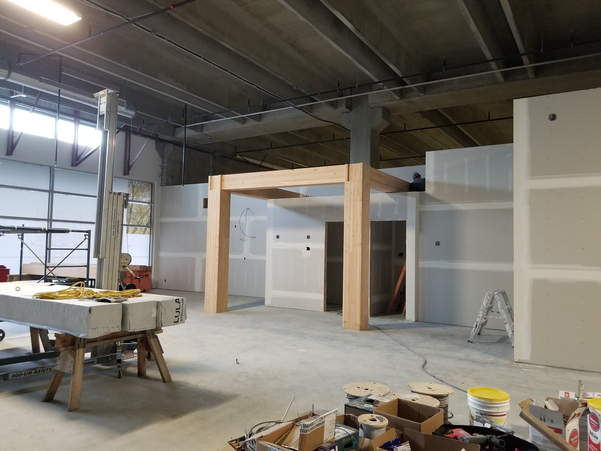 MGericConst's tweet photo. Work is underway at the Tresah presentation centre! #thisistresah https://t.co/Ibte3fwSNF