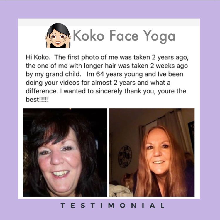 kokohayashi's tweet photo. *Transformation Tuesday*
Janetโs Transformation from Face Yoga is Amazing! It really works! Check out my YouTube videos (link in Bio). Never too late to start!
#KokoFaceYoga #transformationTuesday #antiaging #natural #free #antisag #facelift #freshface #beautyregime #selfcare https://t.co/MaFx1T4TPE