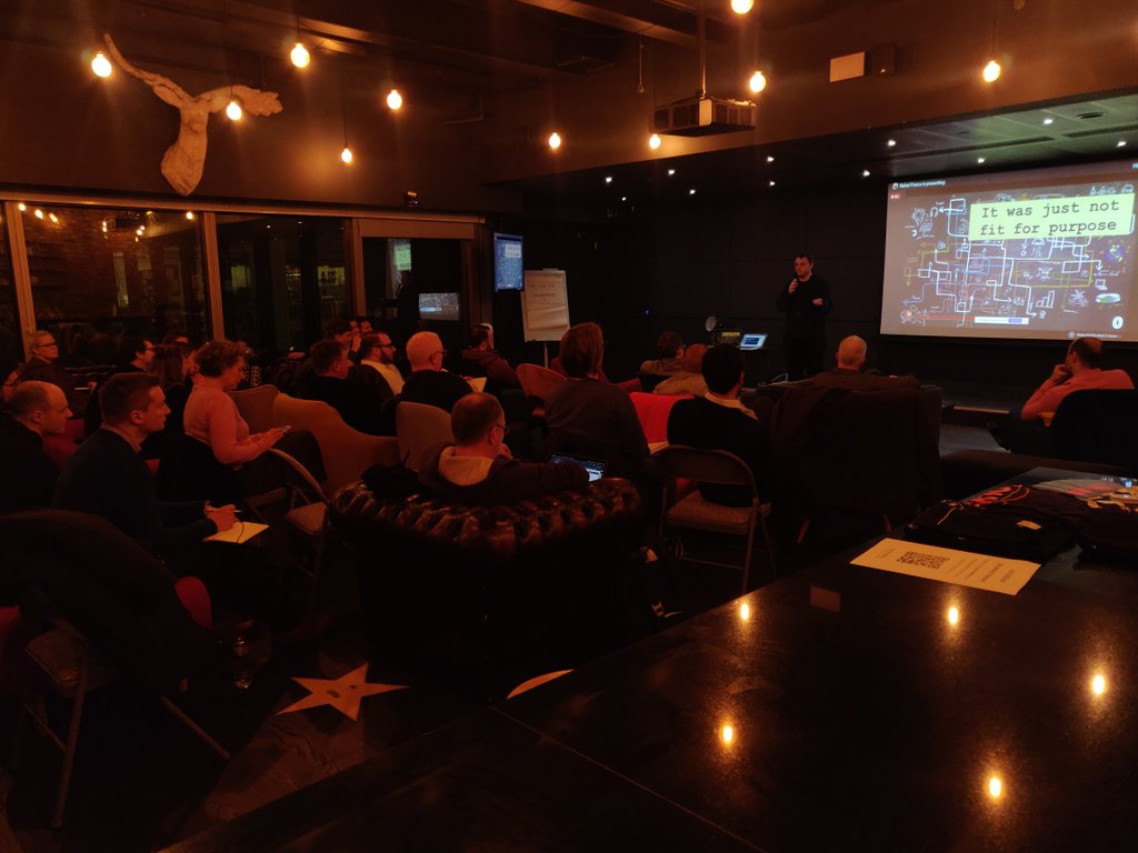 It's <a href="/trello/">Trello by Atlassian</a> terrible?!! No! Says Rafael from <a href="/unrulyco/">Unruly</a> at the <a href="/LondonAUG/">London ACE</a> tonight. <a href="/Jira/">Atlassian Jira</a> <a href="/Atlassian/">Atlassian</a>