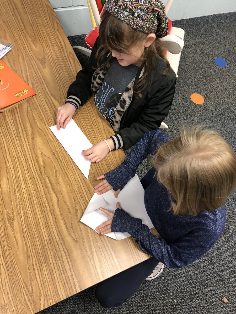 We’re reading about the history of flight this week. So when the text says to compare and contrast different types of paper airplanes we do! Students made predictions and then tested them and boy did their results surprise them! <a href="/prairie512/">Prairie Elementary</a> <a href="/kris10shipp/">Kristen Jones</a>