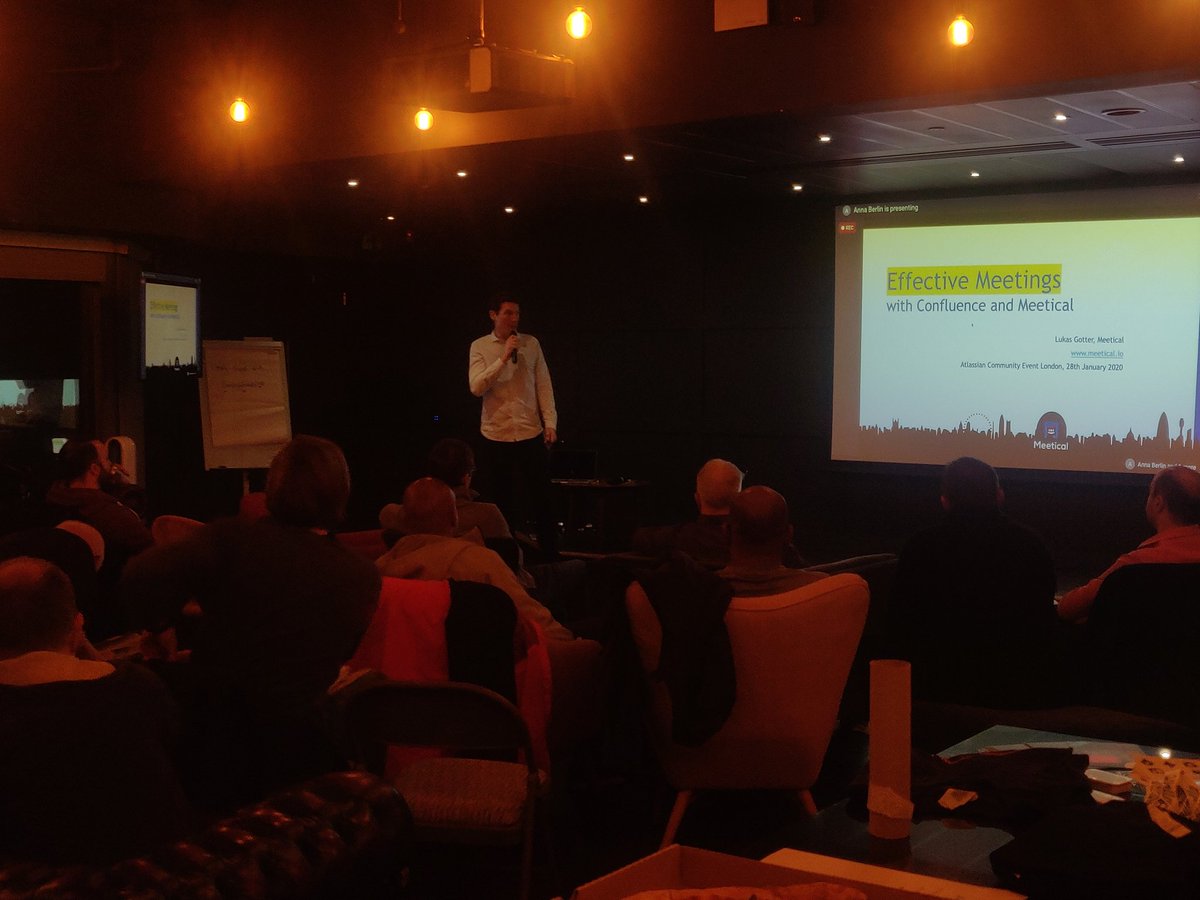 Lukas from <a href="/meetical/">Meetical</a> shares his best practices on making meetings effective using <a href="/Confluence/">Atlassian Confluence</a> #meetings #networking #Confluence #ace