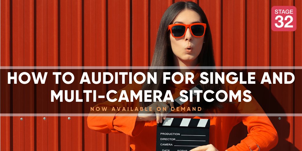 Stage32's tweet photo. Actors - get the tools you need to audition for single and multi-camera sitcoms!
Learn more here: https://t.co/lq8DzskhlW
#actor #acting #actorslife #actoraudition #setlife #auditionroom #actorcommunity https://t.co/Q3USRUBQkG