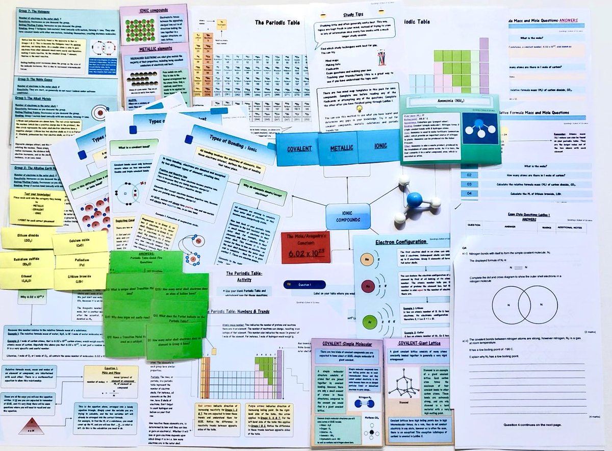gemART212's tweet photo. Now online to purchase https://t.co/wGNEdyFYx6 GCSE Chemistry activity/resource pack #GCSE #studentlife #study #Chemistry #exam #WomenInScience #WomeninBusiness https://t.co/wyKVNnsZ1i