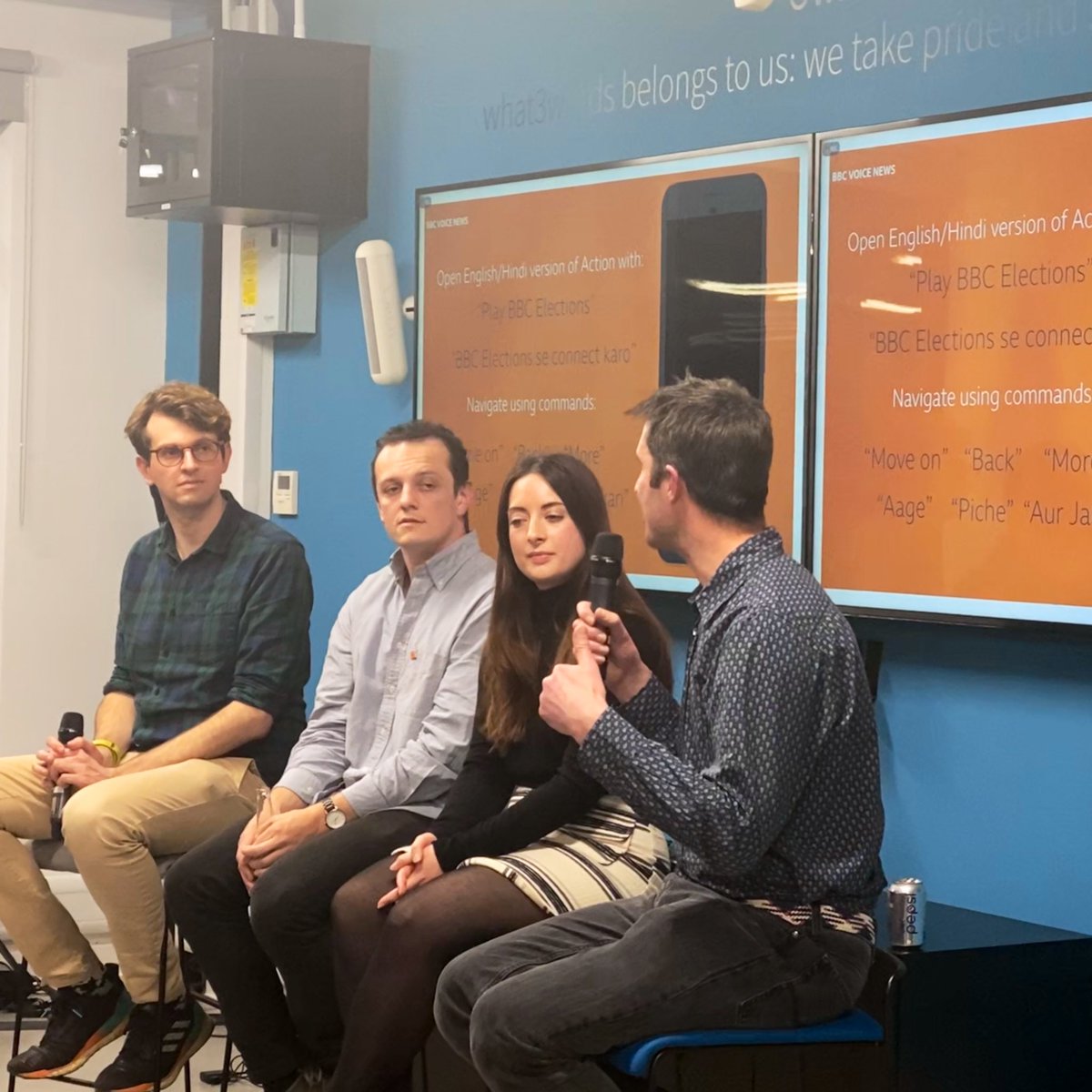 FionaKateM's tweet photo. Great to be at #LdnBots seeing @TallulahBerry speaking with @what3words and @Speechmatics, sharing great lessons on internationalisation.

“Get to the location as soon as you can”- Tallulah said BBC News had to rethink once they arrived in India for the Voice election coverage https://t.co/pDJUy5ECQ7